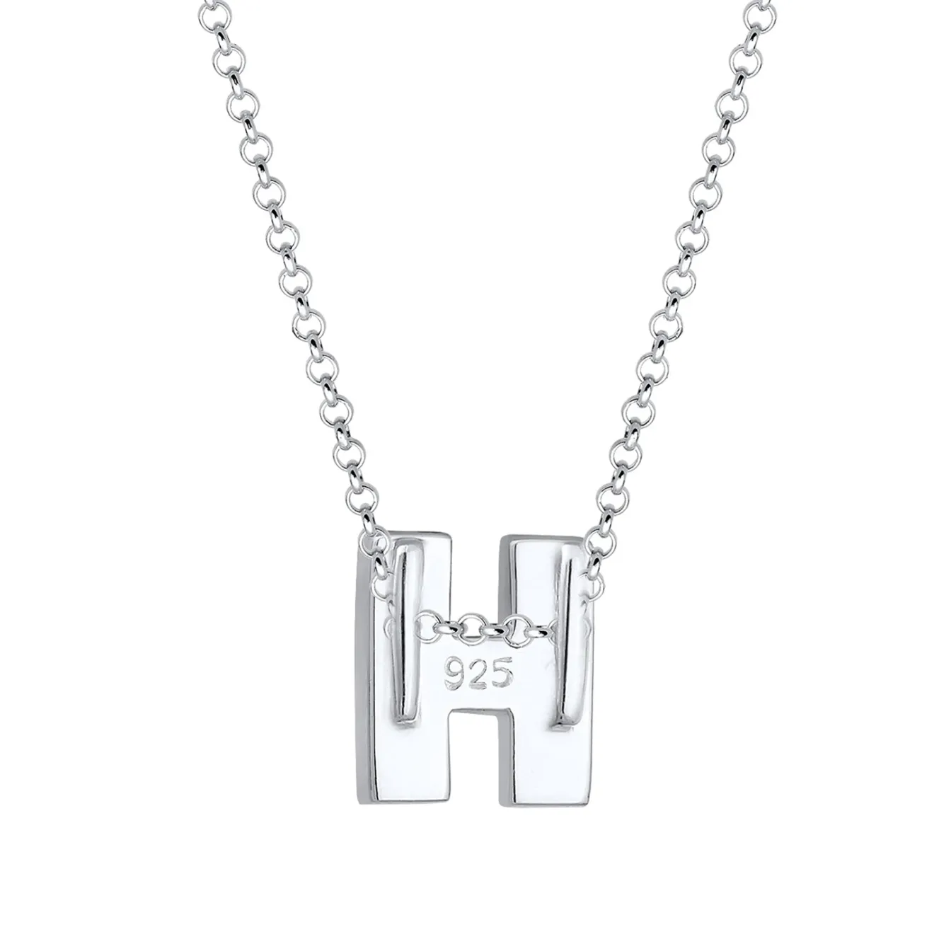 Elli "Halskette Buchstabe H< Personalisierter Schmuck|Halsketten