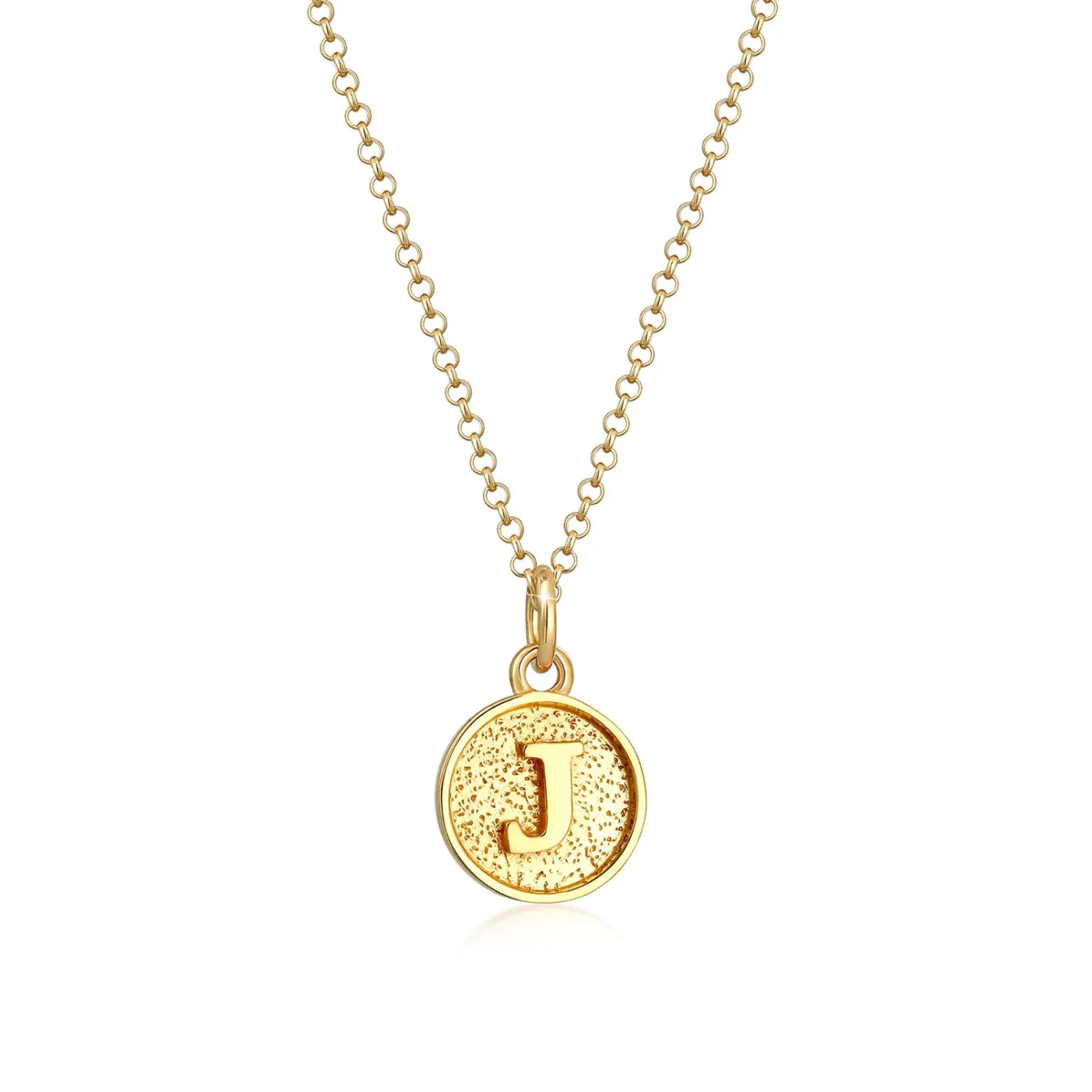 Elli "Halskette Buchstabe J< Personalisierter Schmuck|Halsketten