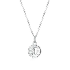 Elli "Halskette Buchstabe J< Personalisierter Schmuck|Halsketten