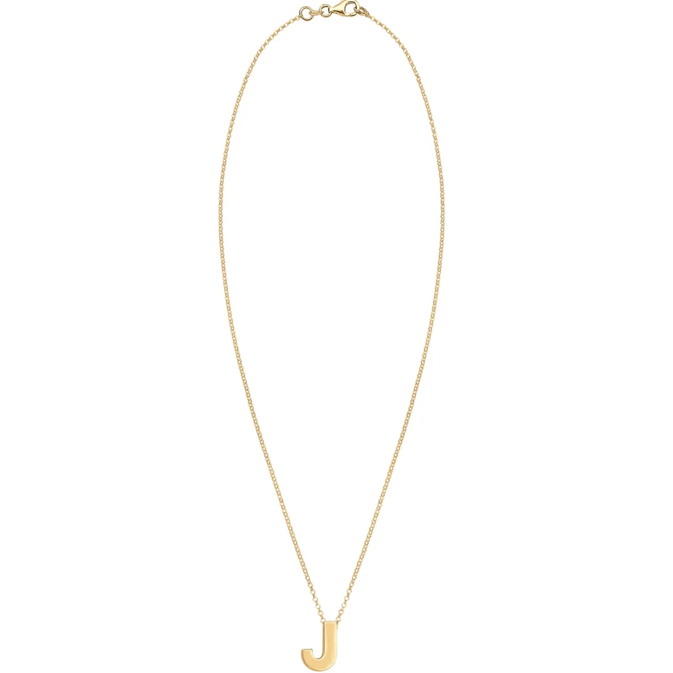 Elli "Halskette Buchstabe J< Personalisierter Schmuck|Halsketten