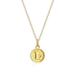 Elli "Halskette Buchstabe L< Personalisierter Schmuck|Halsketten