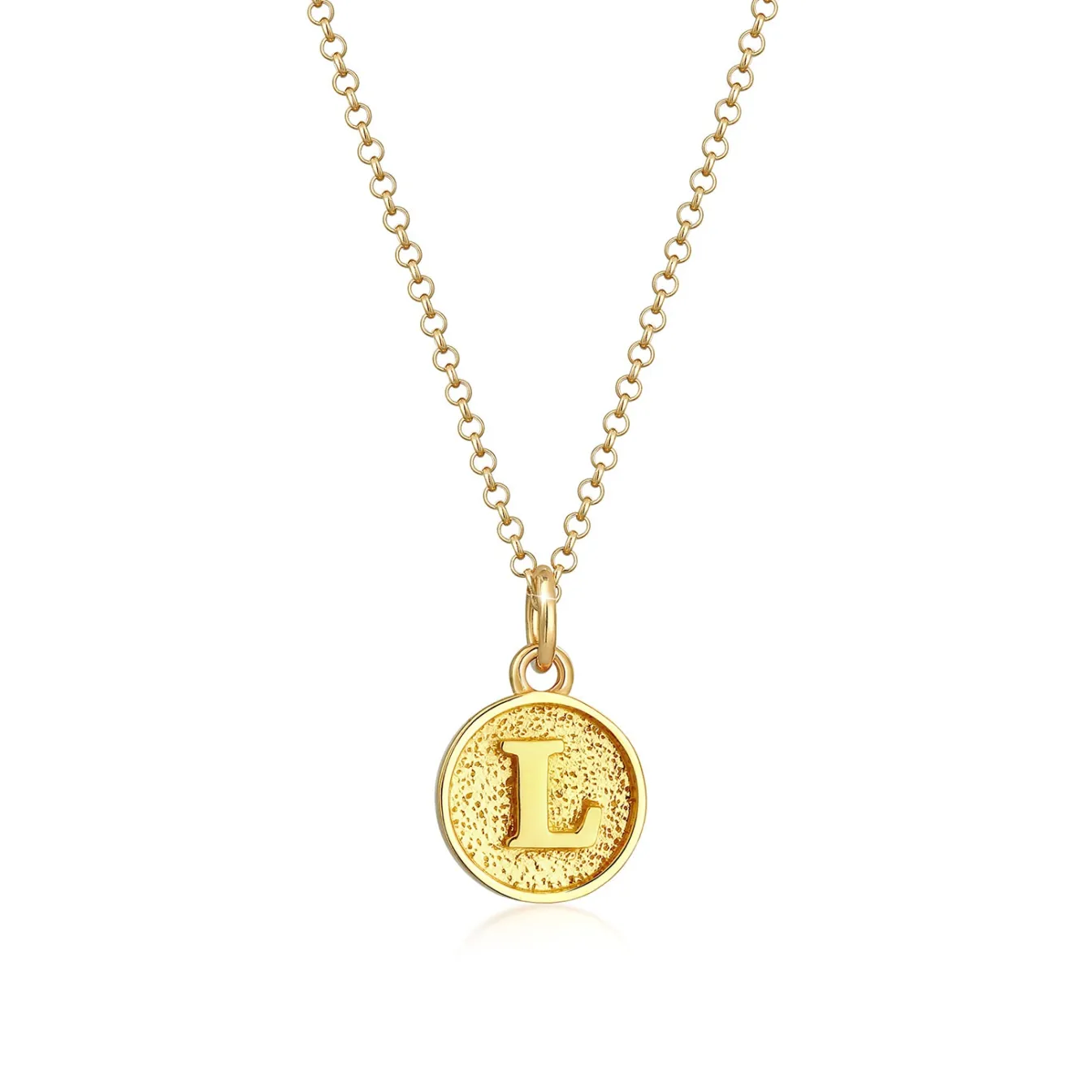 Elli "Halskette Buchstabe L< Personalisierter Schmuck|Halsketten