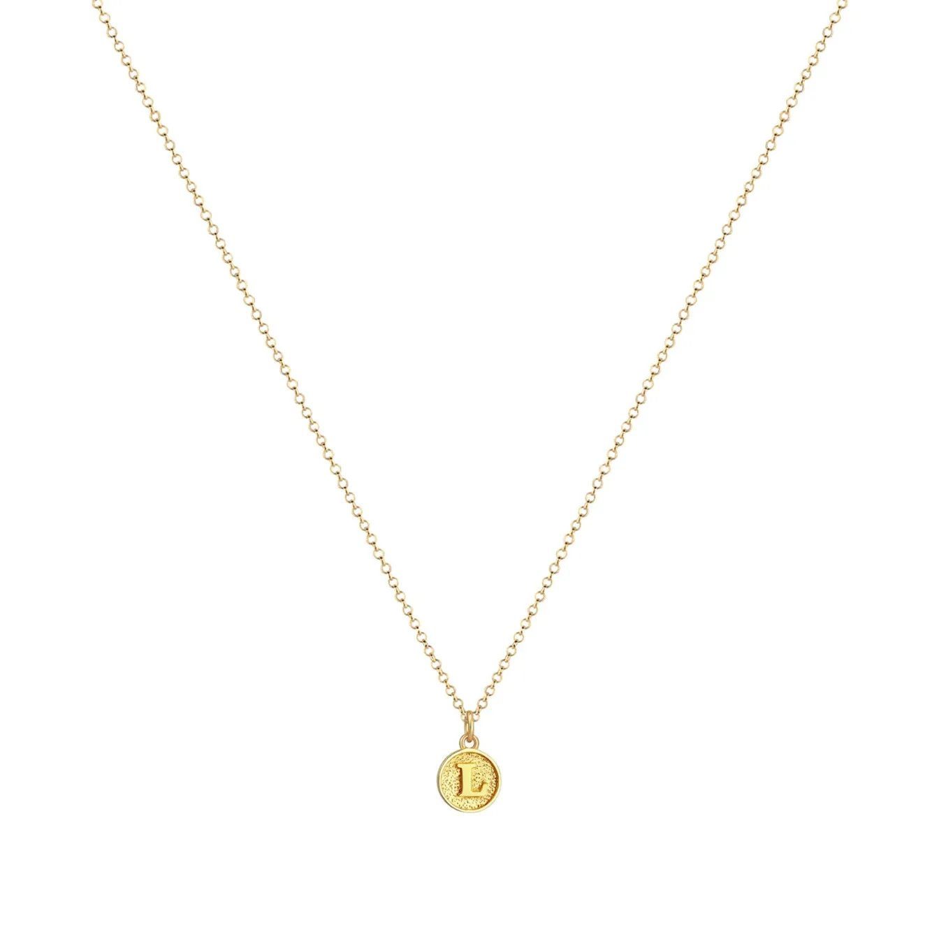 Elli "Halskette Buchstabe L< Personalisierter Schmuck|Halsketten