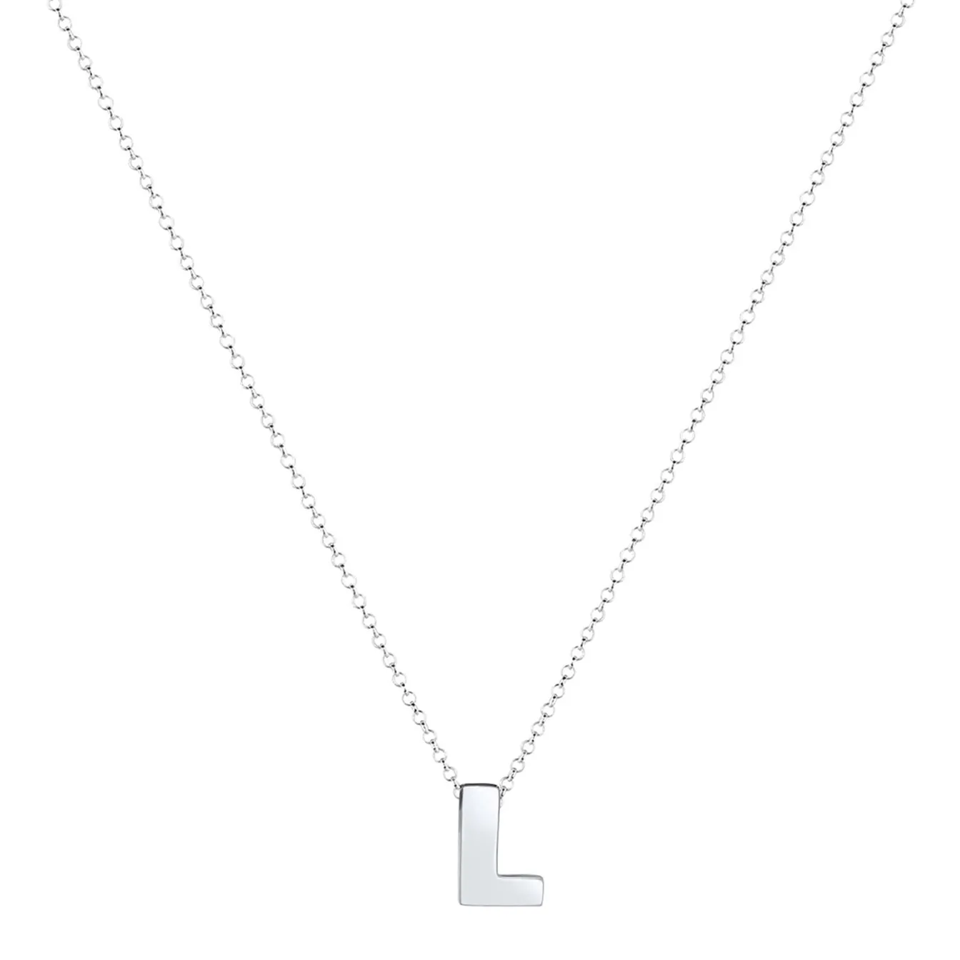 Elli "Halskette Buchstabe L< Personalisierter Schmuck|Halsketten