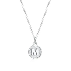Elli "Halskette Buchstabe M< Personalisierter Schmuck|Halsketten