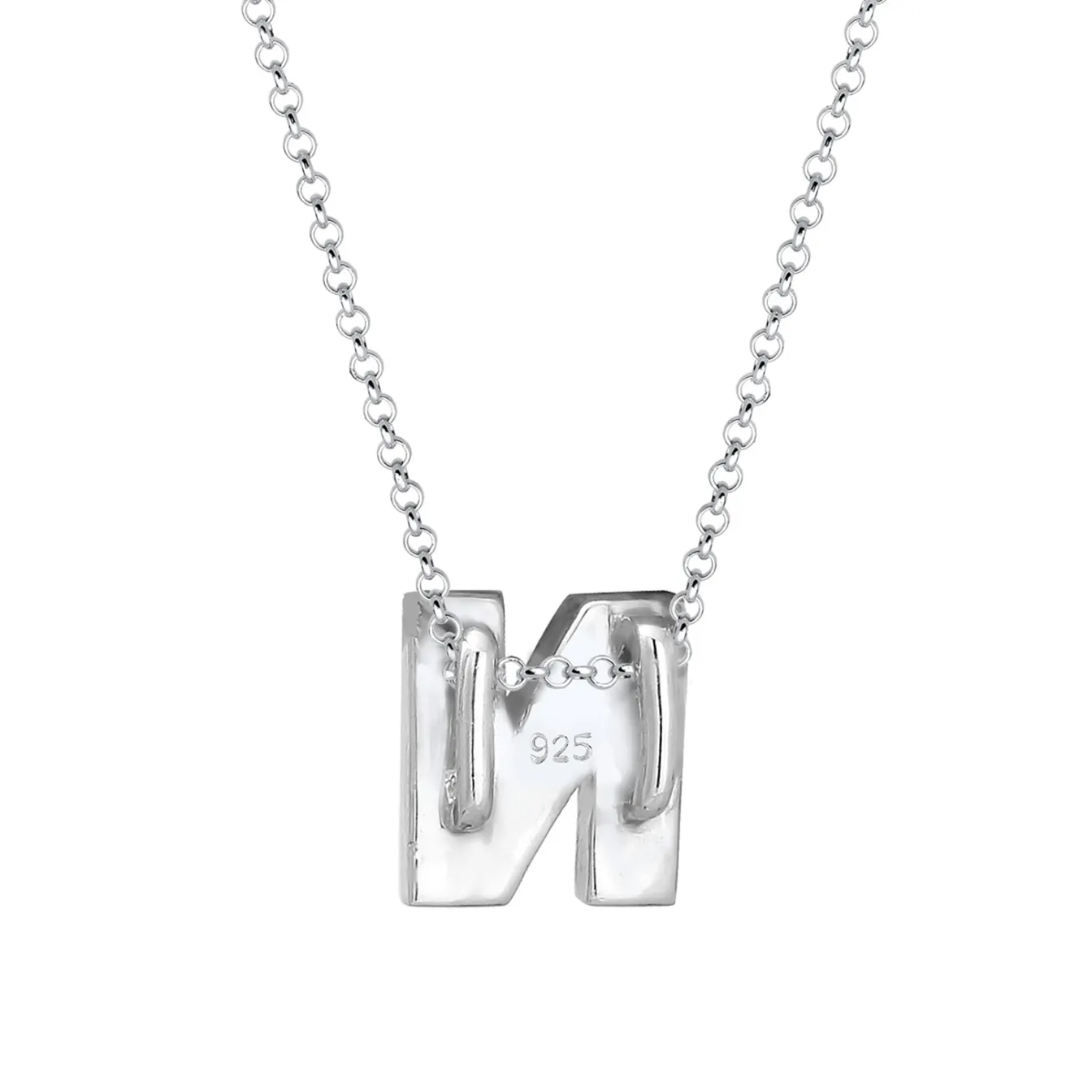 Elli "Halskette Buchstabe N< Personalisierter Schmuck|Halsketten