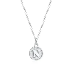Elli "Halskette Buchstabe N< Personalisierter Schmuck|Halsketten