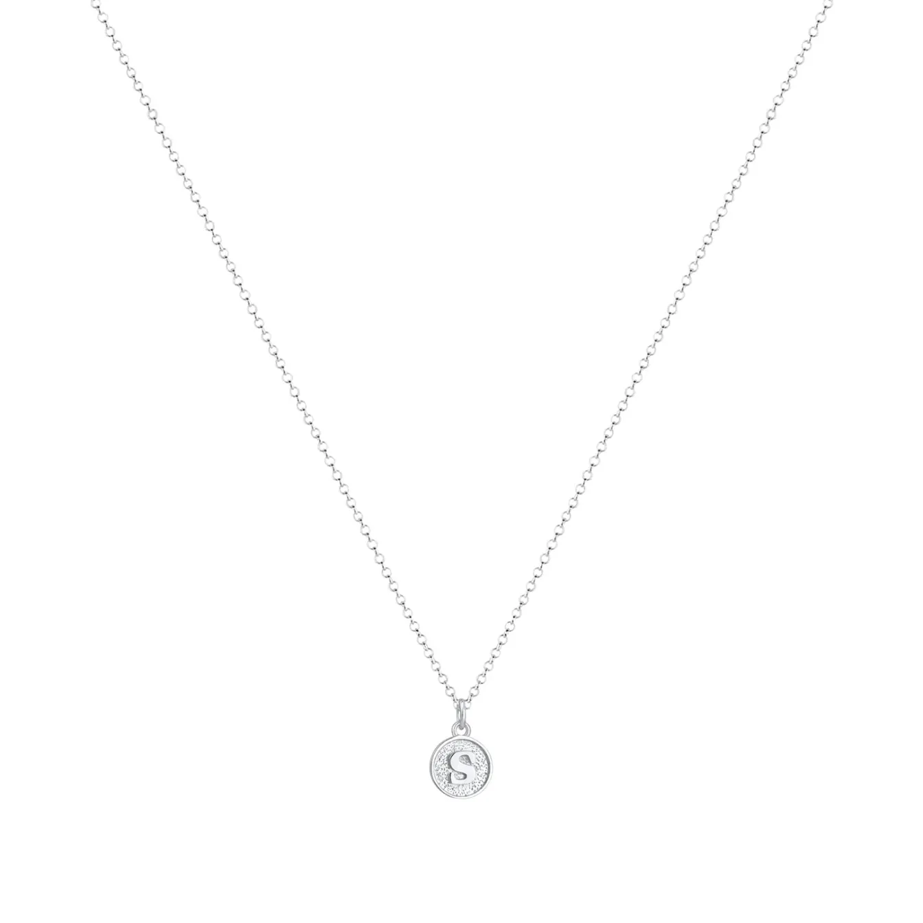Elli "Halskette Buchstabe S< Personalisierter Schmuck|Halsketten