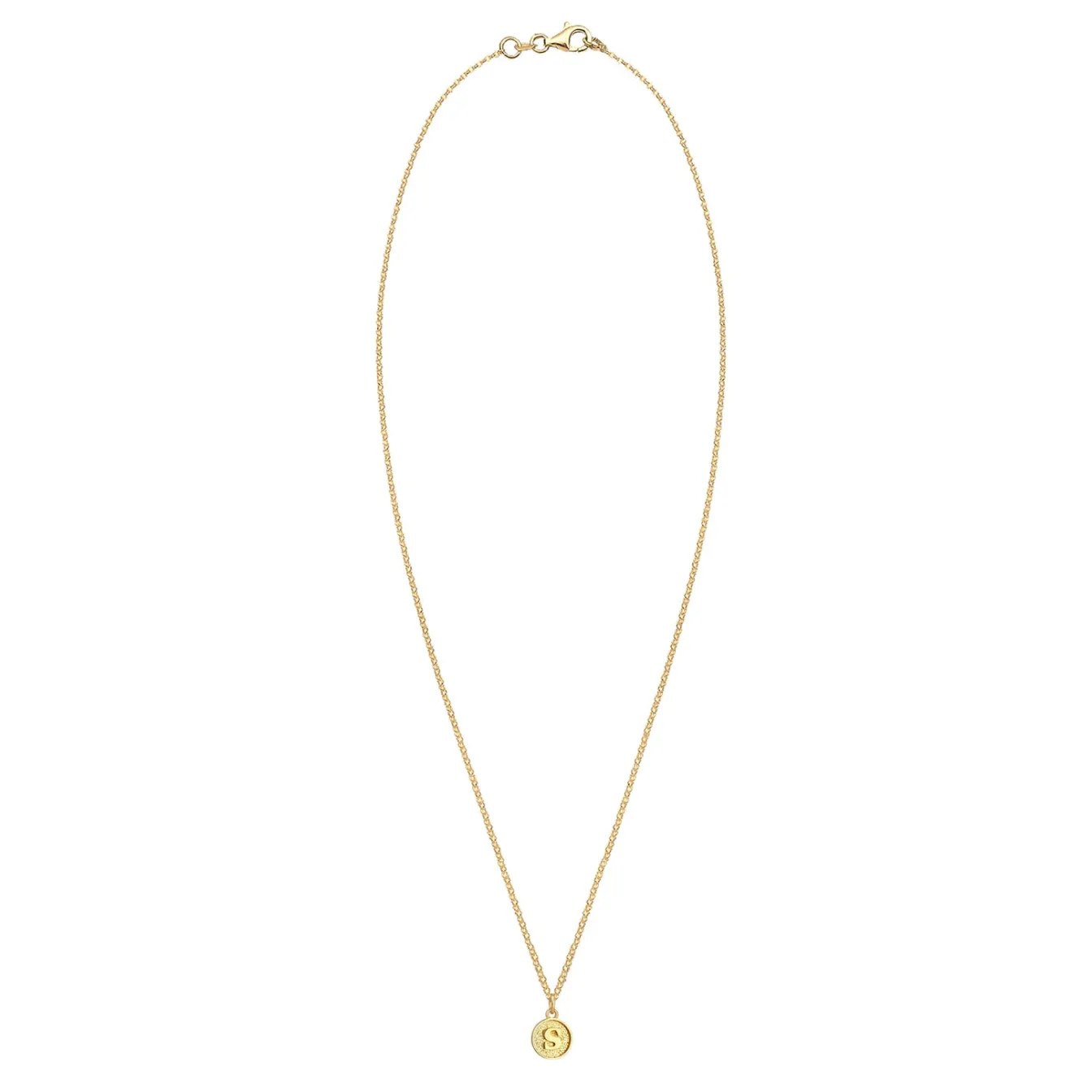 Elli "Halskette Buchstabe S< Personalisierter Schmuck|Halsketten