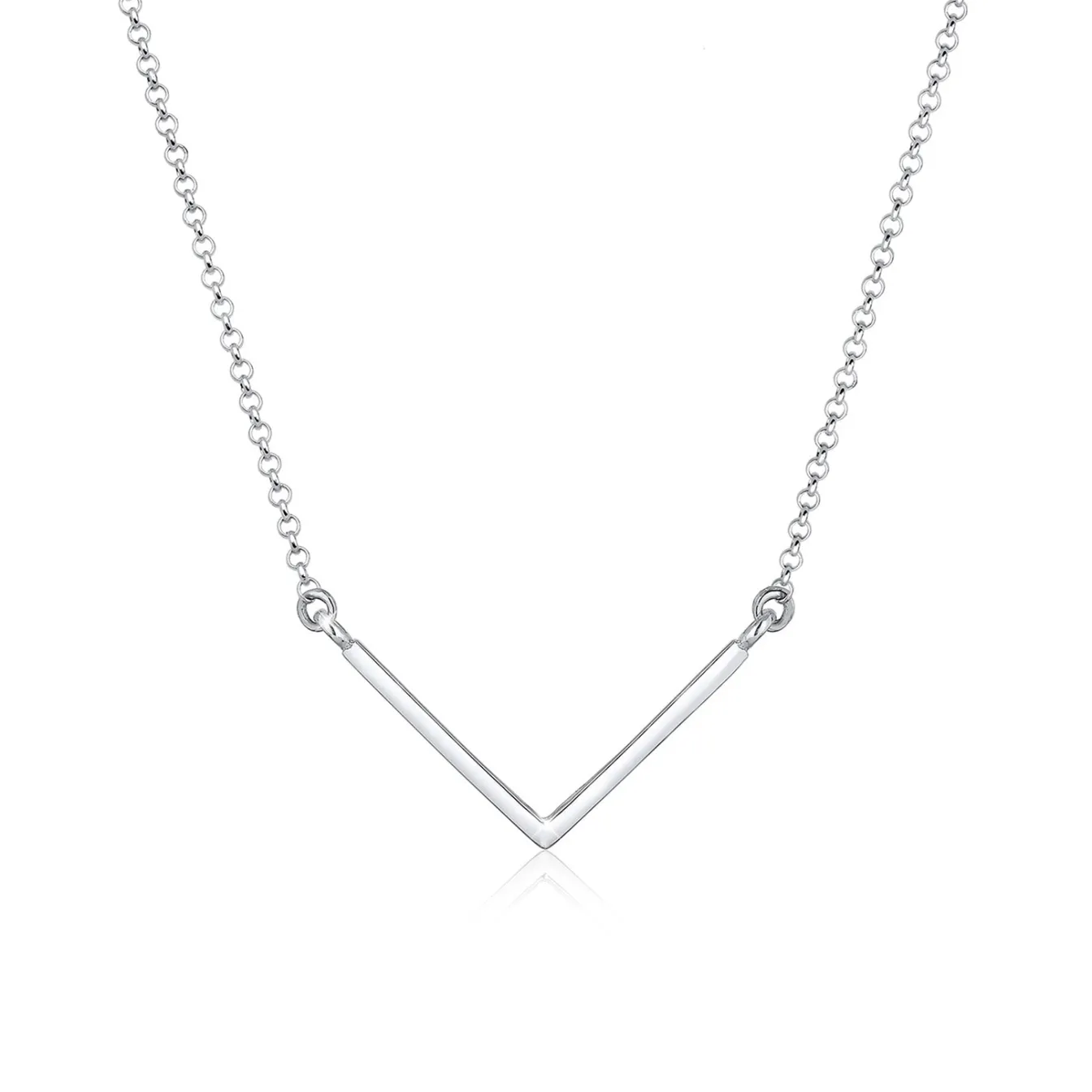 Elli "Halskette Dreieck< Halsketten|Silber