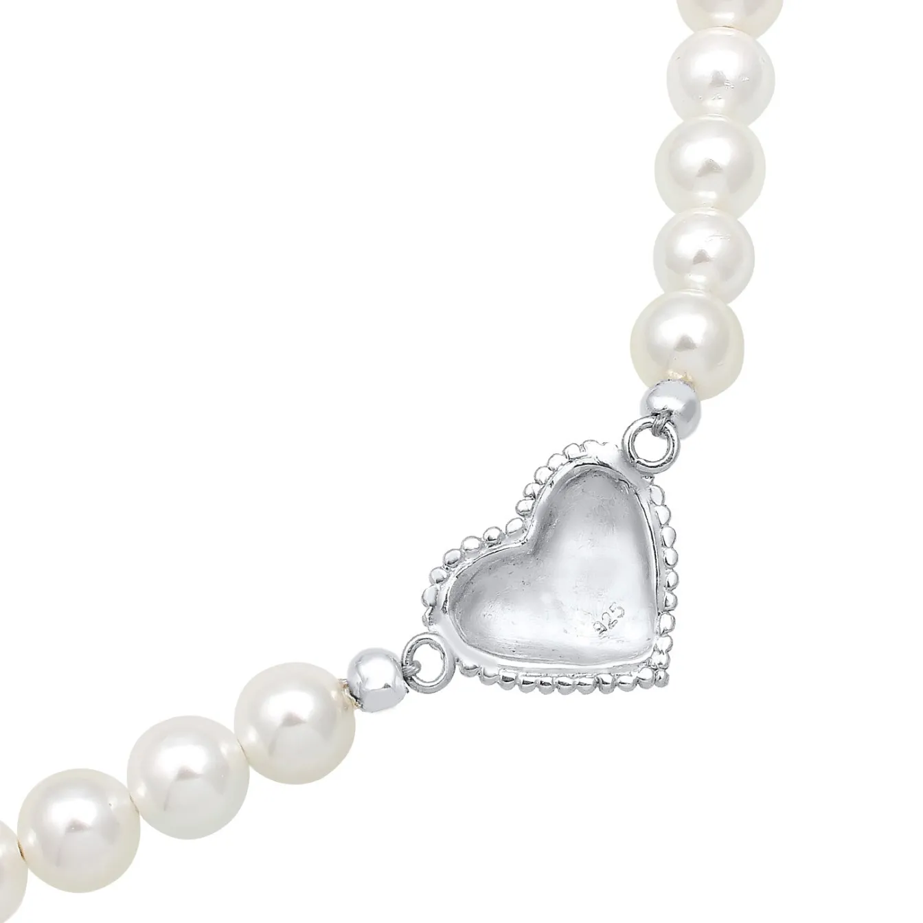 Elli "Halskette Edelweiss | Perle< Symbol-schmuck|Herz-schmuck