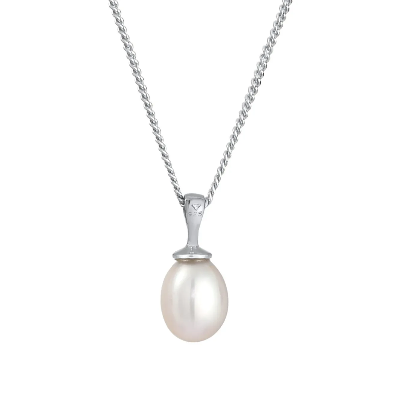 Elli "Halskette Elegant | Süßwasserzuchtperle< Roségold|Perlen