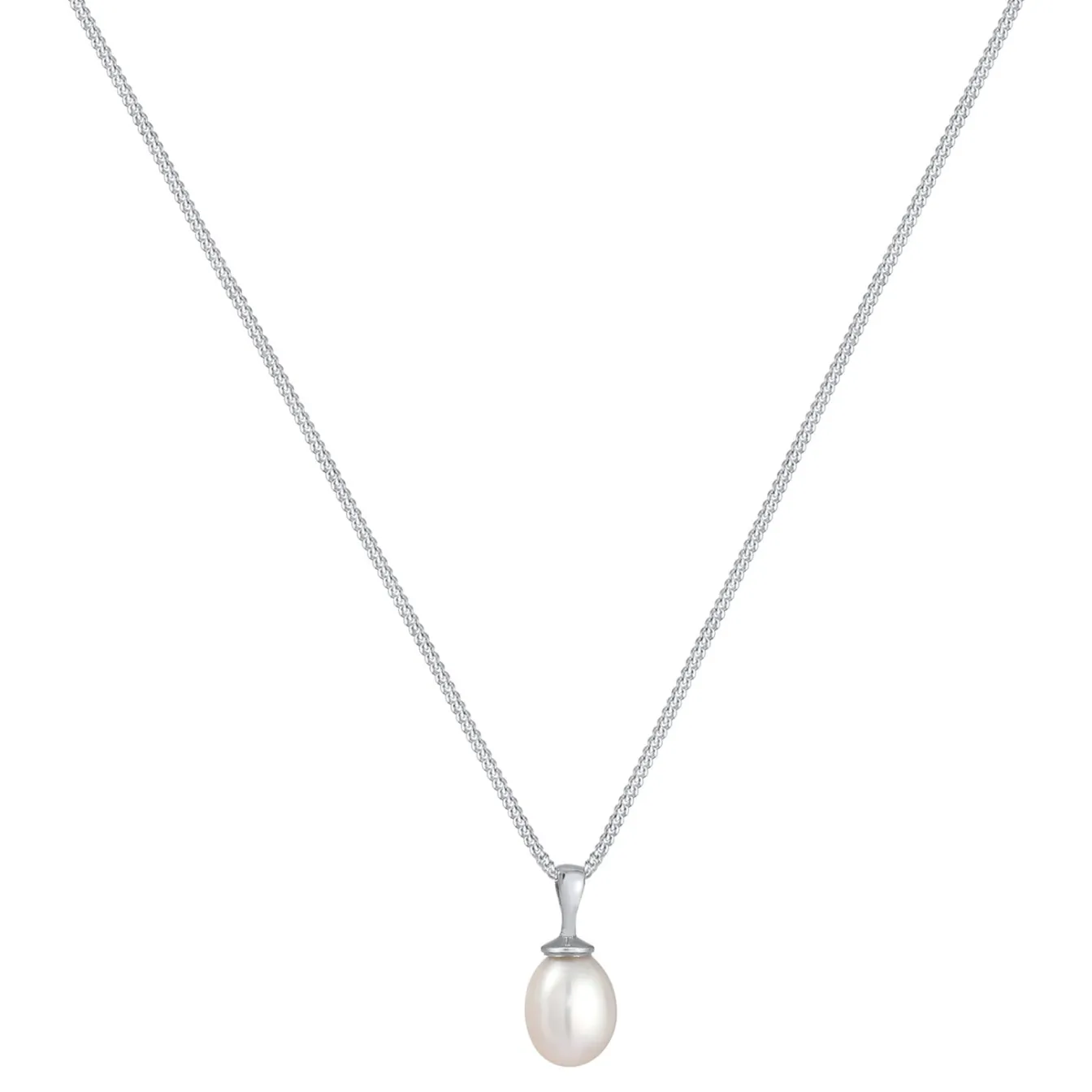 Elli "Halskette Elegant | Süßwasserzuchtperle< Roségold|Perlen