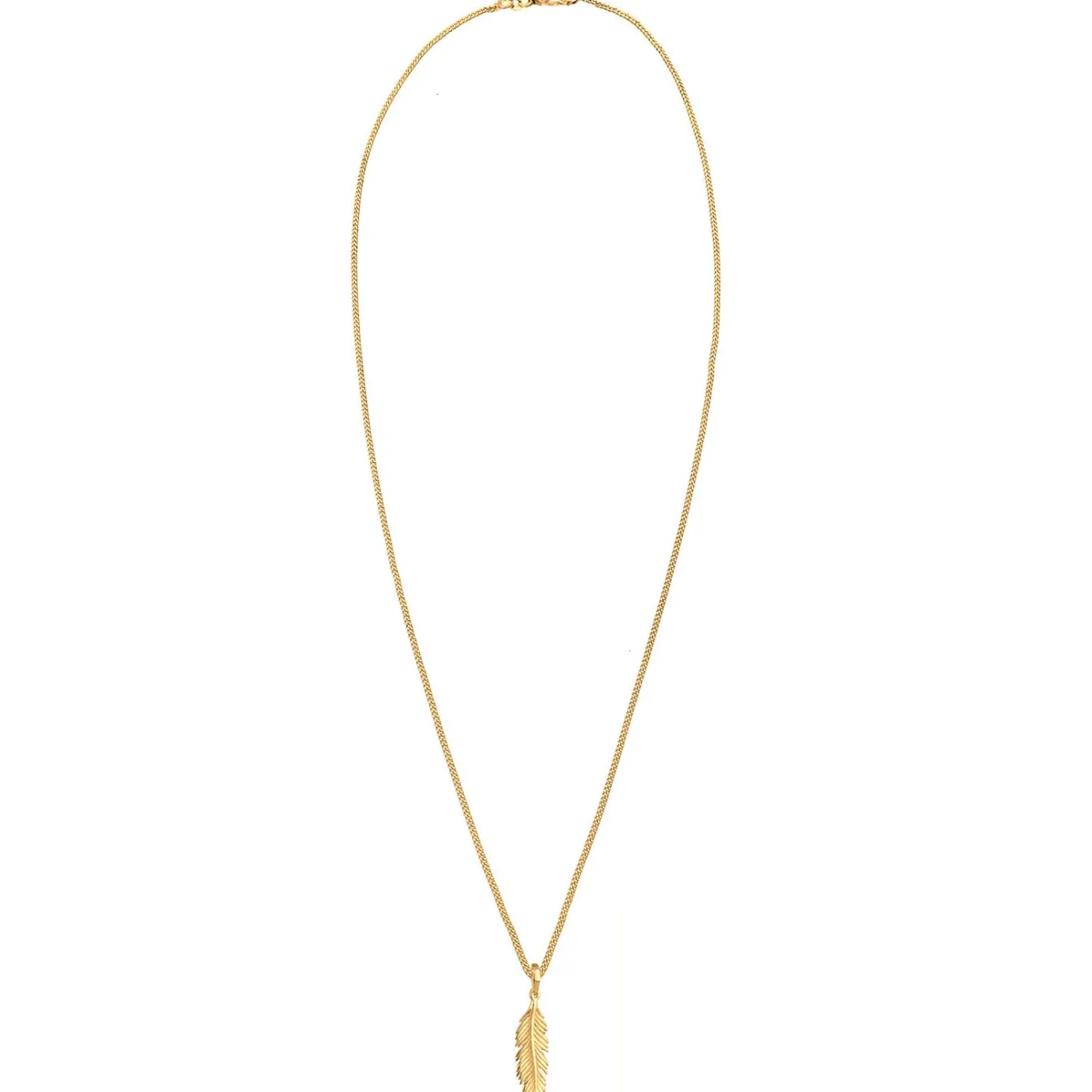 Elli "Halskette Feder< Roségold|Halsketten