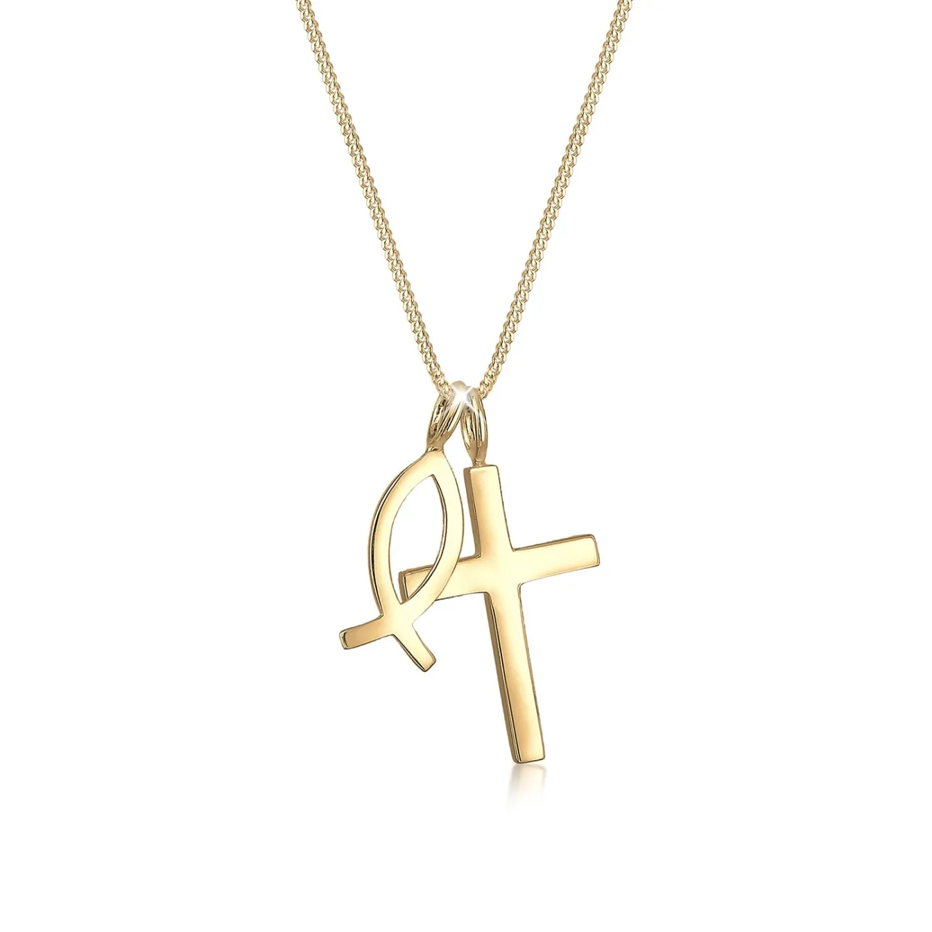 Elli "Halskette Fisch< Roségold|Symbol-schmuck