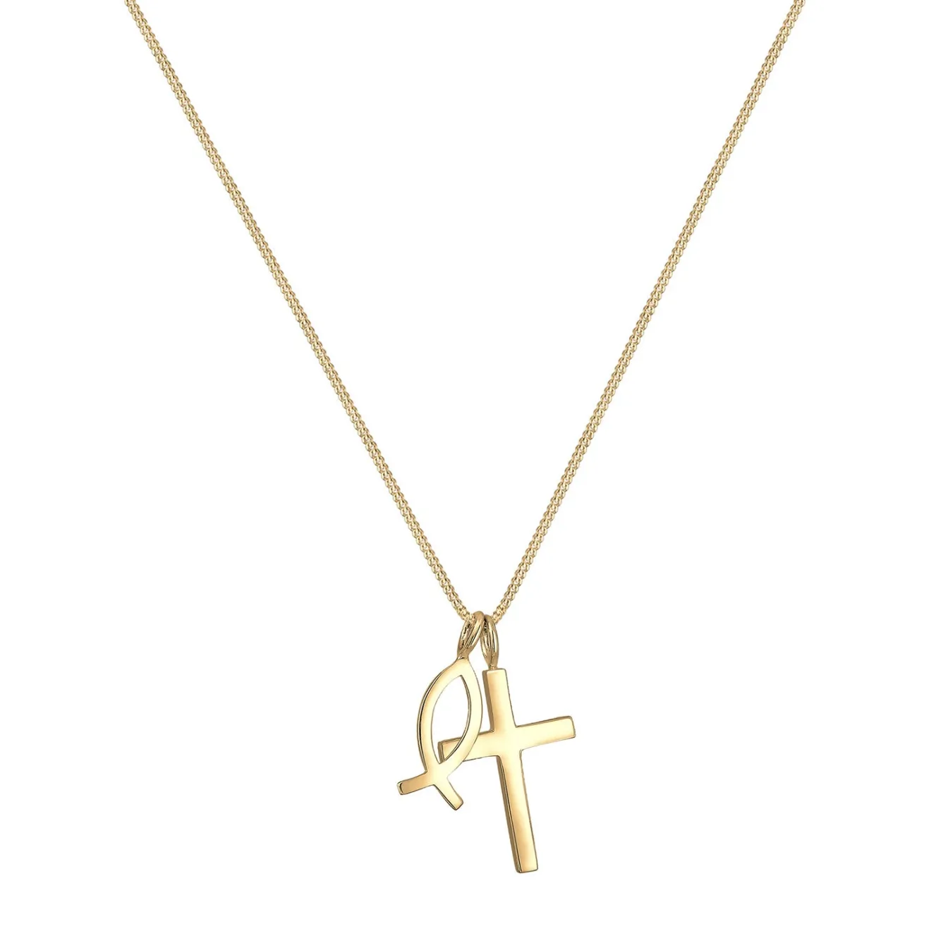 Elli "Halskette Fisch< Roségold|Symbol-schmuck