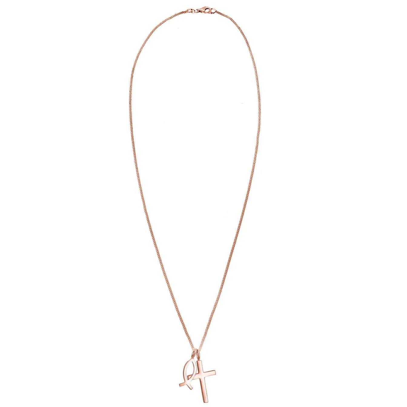 Elli "Halskette Fisch< Roségold|Symbol-schmuck