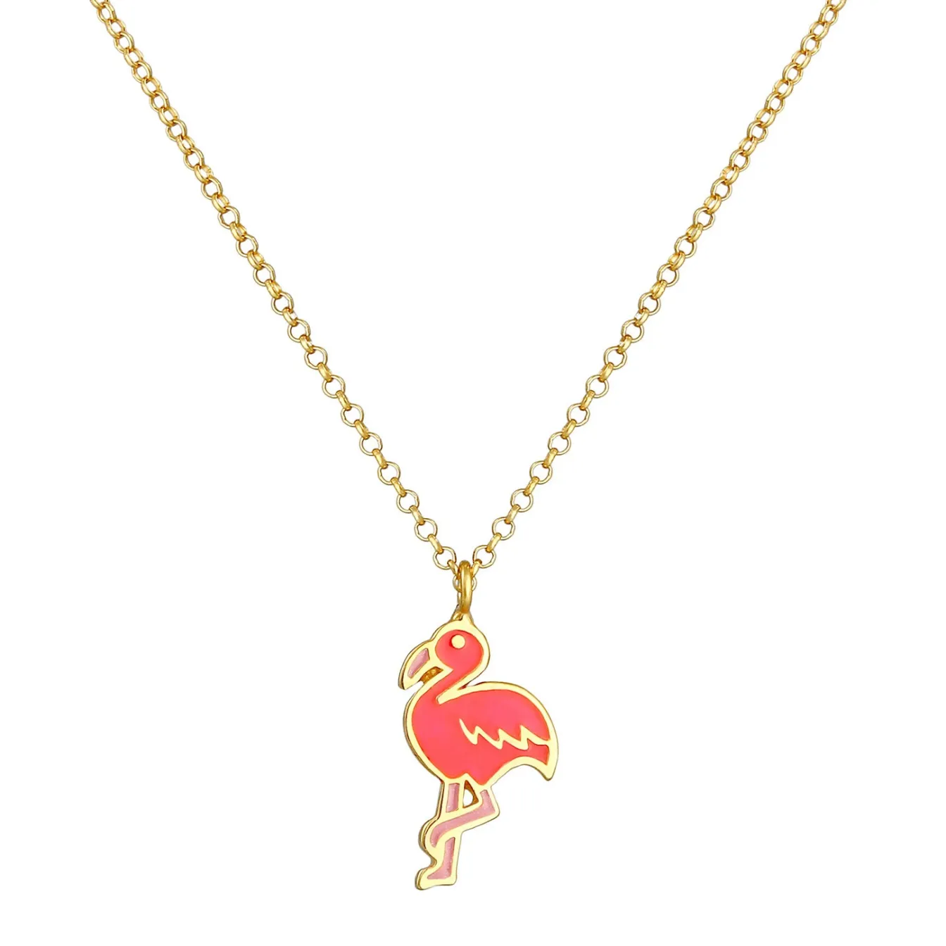Elli "Halskette Flamingo<Kinder Kinderschmuck