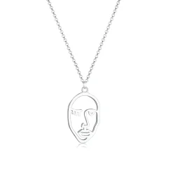 Elli "Halskette Gesicht< Symbol-schmuck|Halsketten