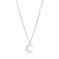 Elli "Halskette Halbmond Astro< Symbol-schmuck|Halsketten