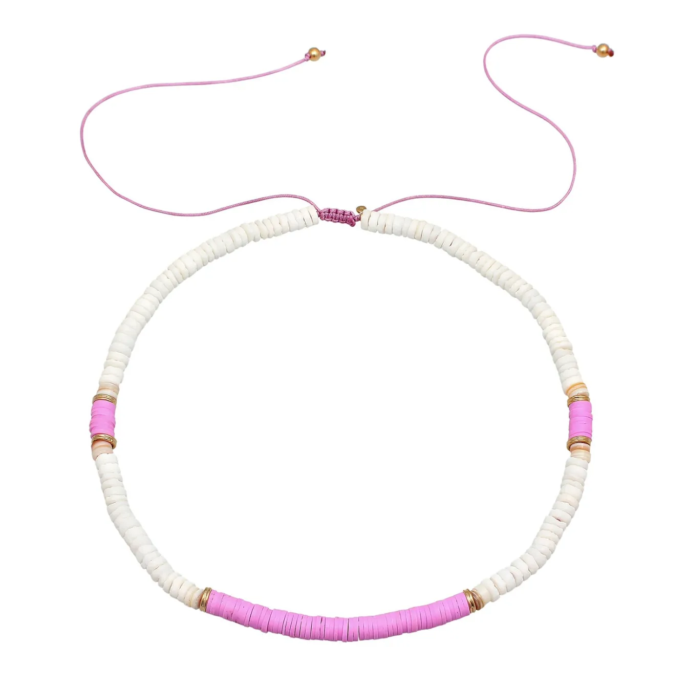 Elli "Halskette Heishi Beads< Halsketten|Silber