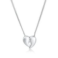 Elli "Halskette Herz | Diamant (Weiß, 0,03 ct)< Symbol-schmuck|Herz-schmuck