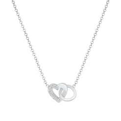 Elli "Halskette Herz | Diamant (Weiß, 0,04 ct)< Symbol-schmuck|Herz-schmuck