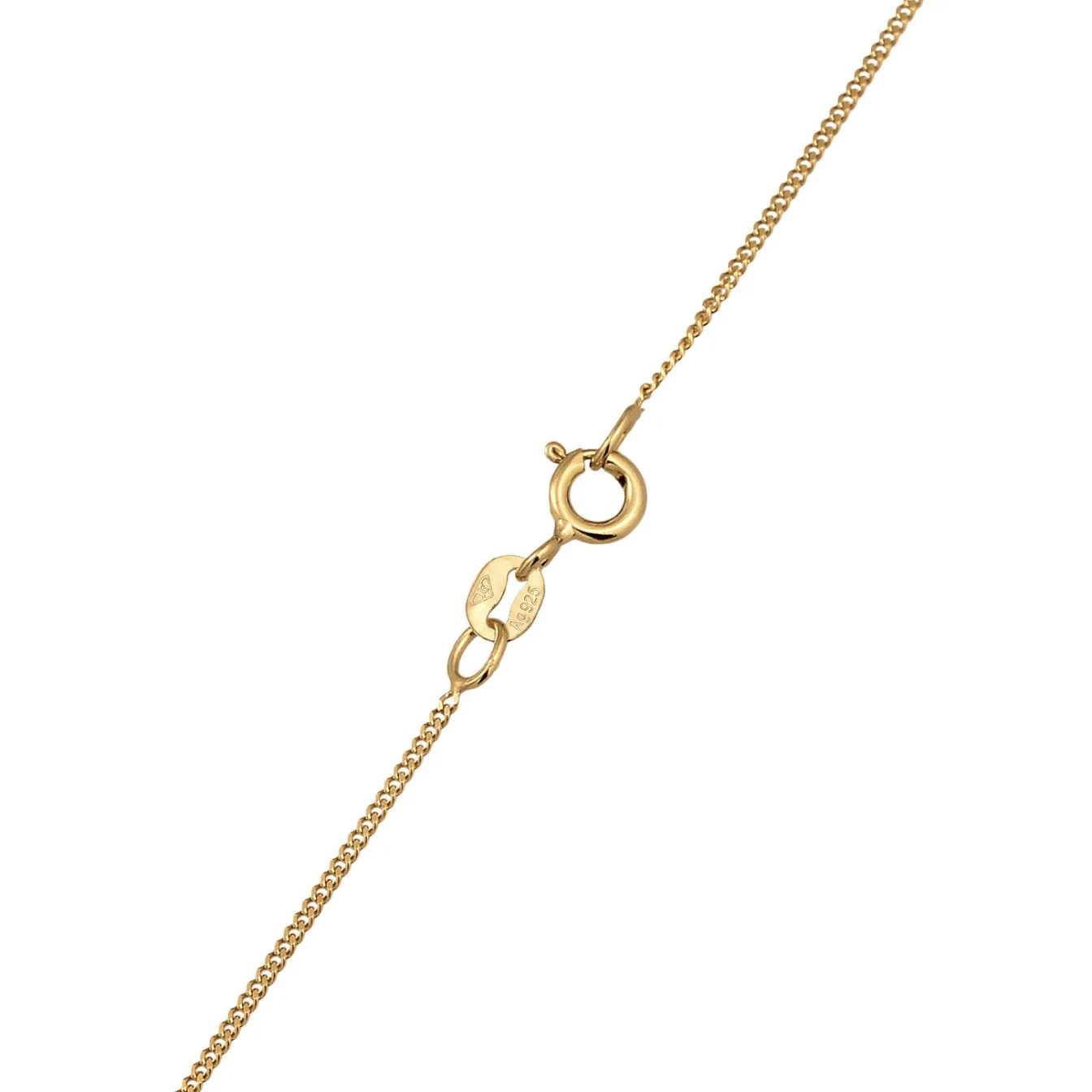 Elli "Halskette Herz | Emaille (Weiß)< Vergoldet|Herz-schmuck