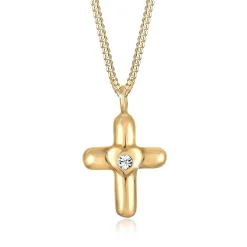 Elli "Halskette Herz | Kristall (Weiß)<Kinder Symbol-schmuck|Herz-schmuck