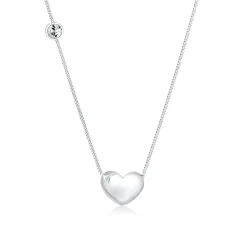 Elli "Halskette Herz | Kristall (Weiß)< Symbol-schmuck|Herz-schmuck