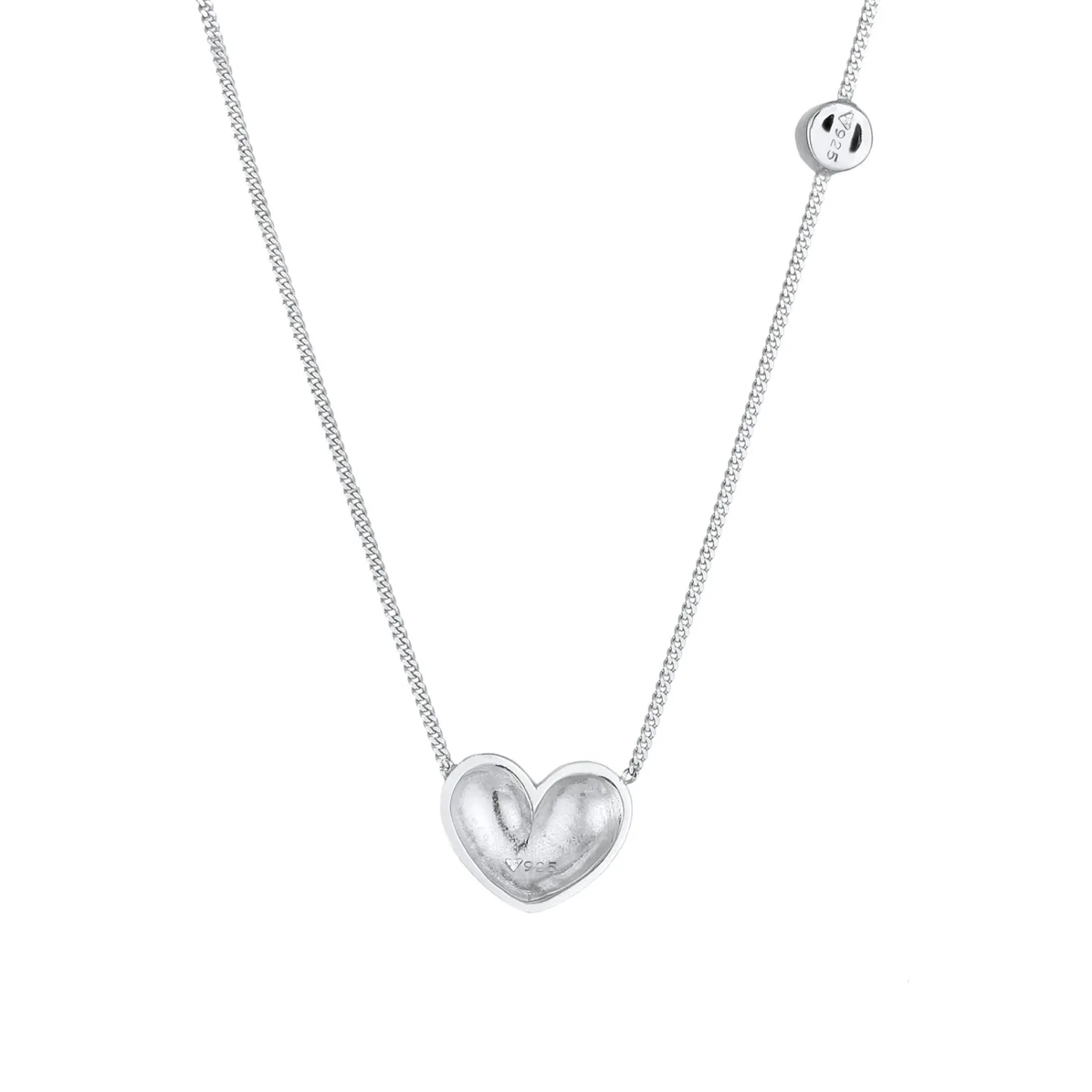 Elli "Halskette Herz | Kristall (Weiß)< Symbol-schmuck|Herz-schmuck