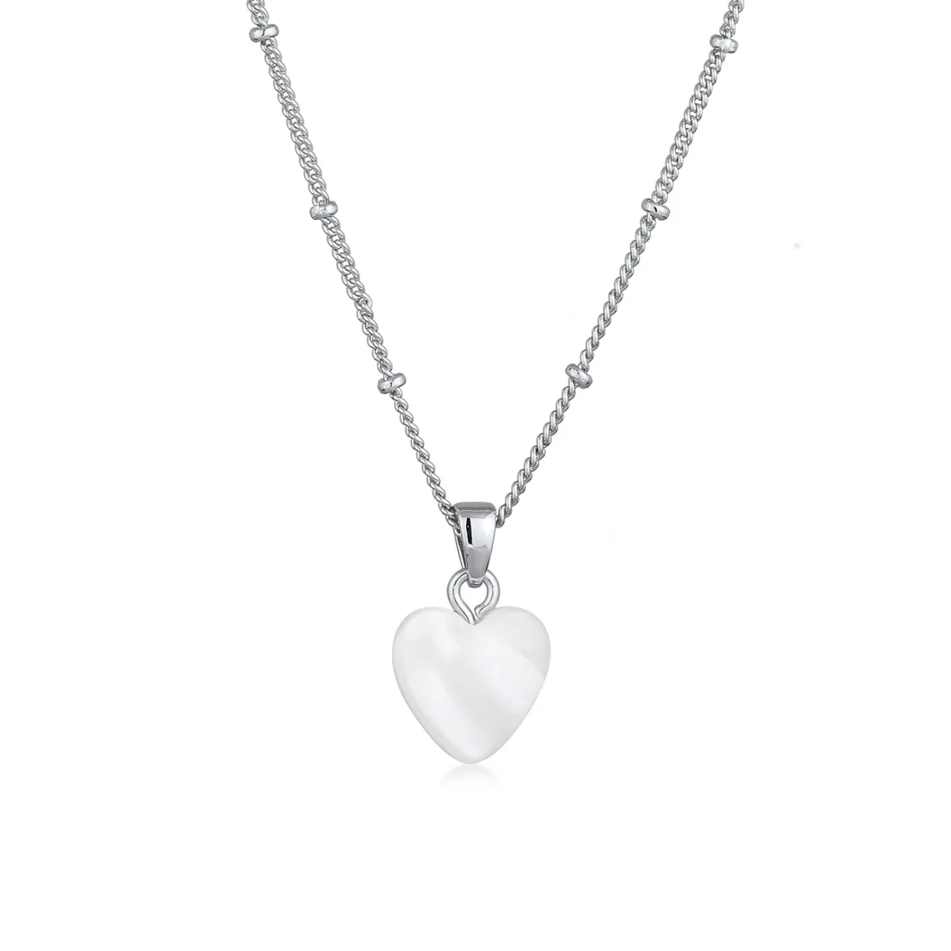 Elli "Halskette Herz | Muschel< Symbol-schmuck|Herz-schmuck
