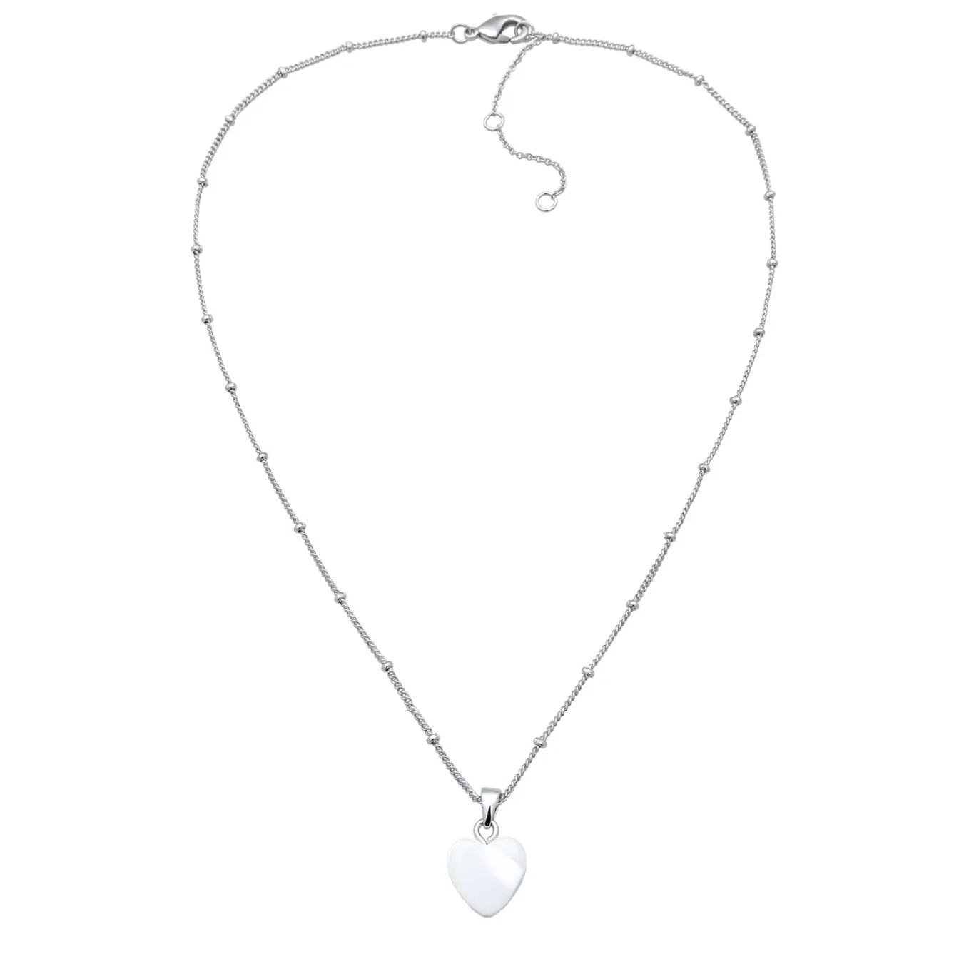 Elli "Halskette Herz | Muschel< Symbol-schmuck|Herz-schmuck