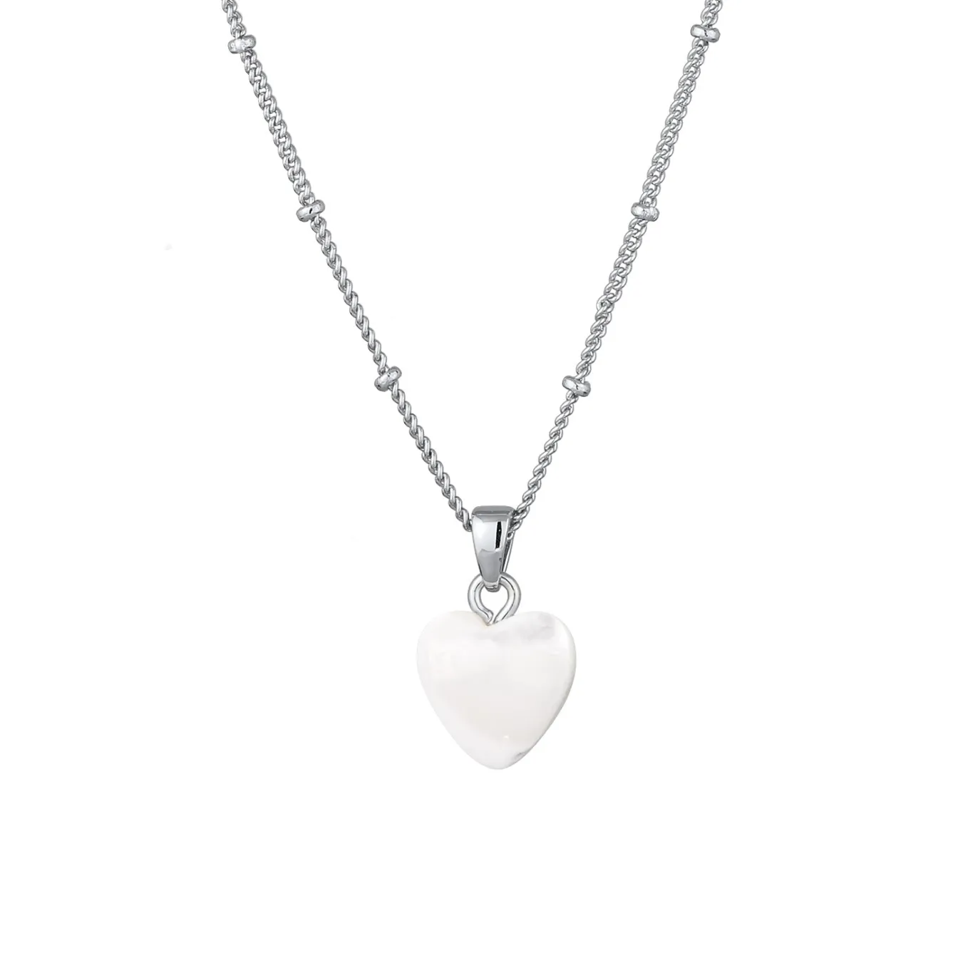 Elli "Halskette Herz | Muschel< Symbol-schmuck|Herz-schmuck
