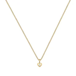 Elli "Halskette Herz | Zirkonia (Weiß)<Kinder Symbol-schmuck|Herz-schmuck