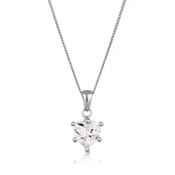 Elli "Halskette Herz | Zirkonia (Weiß)< Vergoldet|Symbol-schmuck