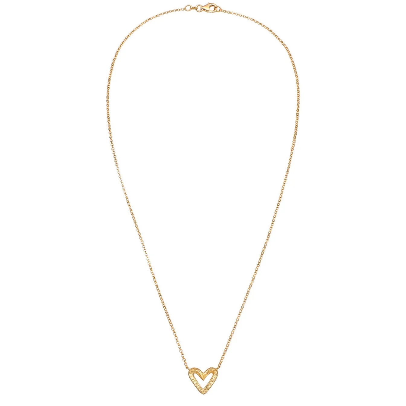 Elli "Halskette Herz Anhänger< Vergoldet|Symbol-schmuck