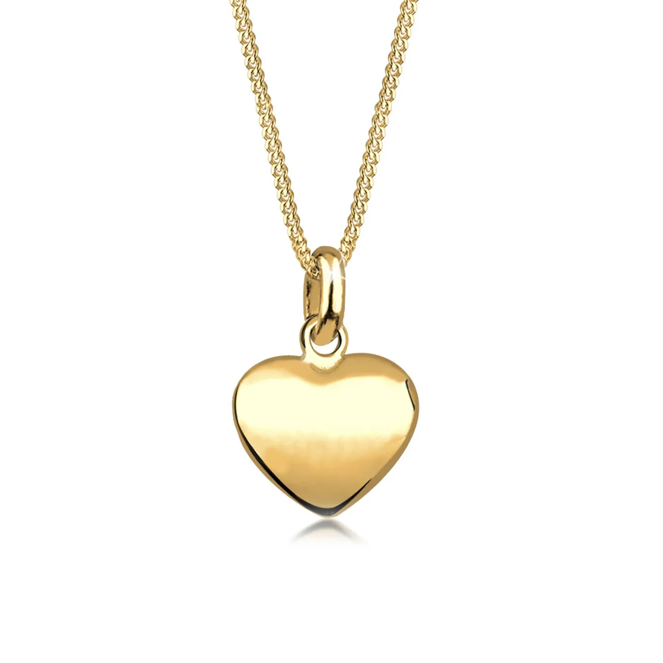 Elli "Halskette Herz Basic< Roségold|Symbol-schmuck