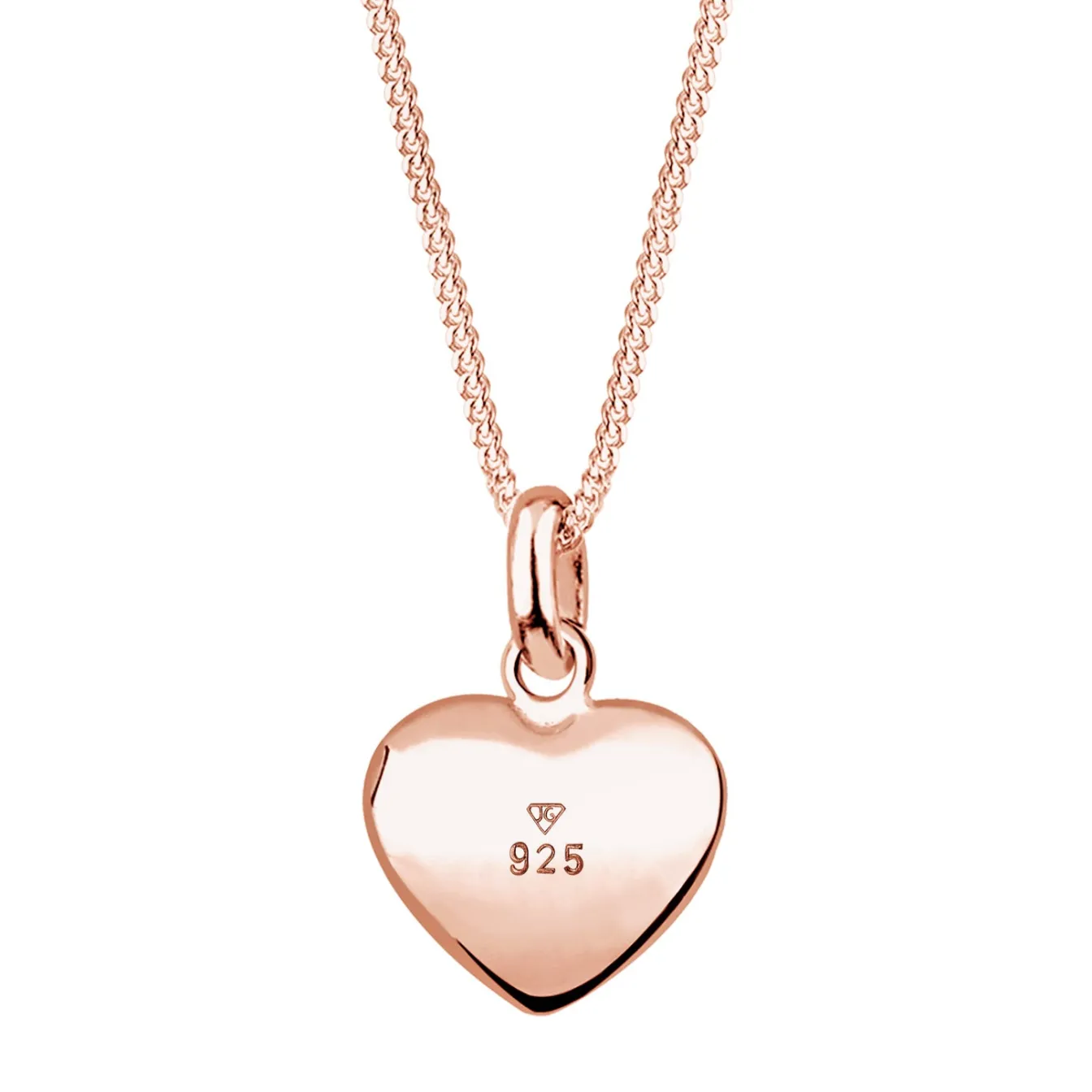 Elli "Halskette Herz Basic< Roségold|Symbol-schmuck