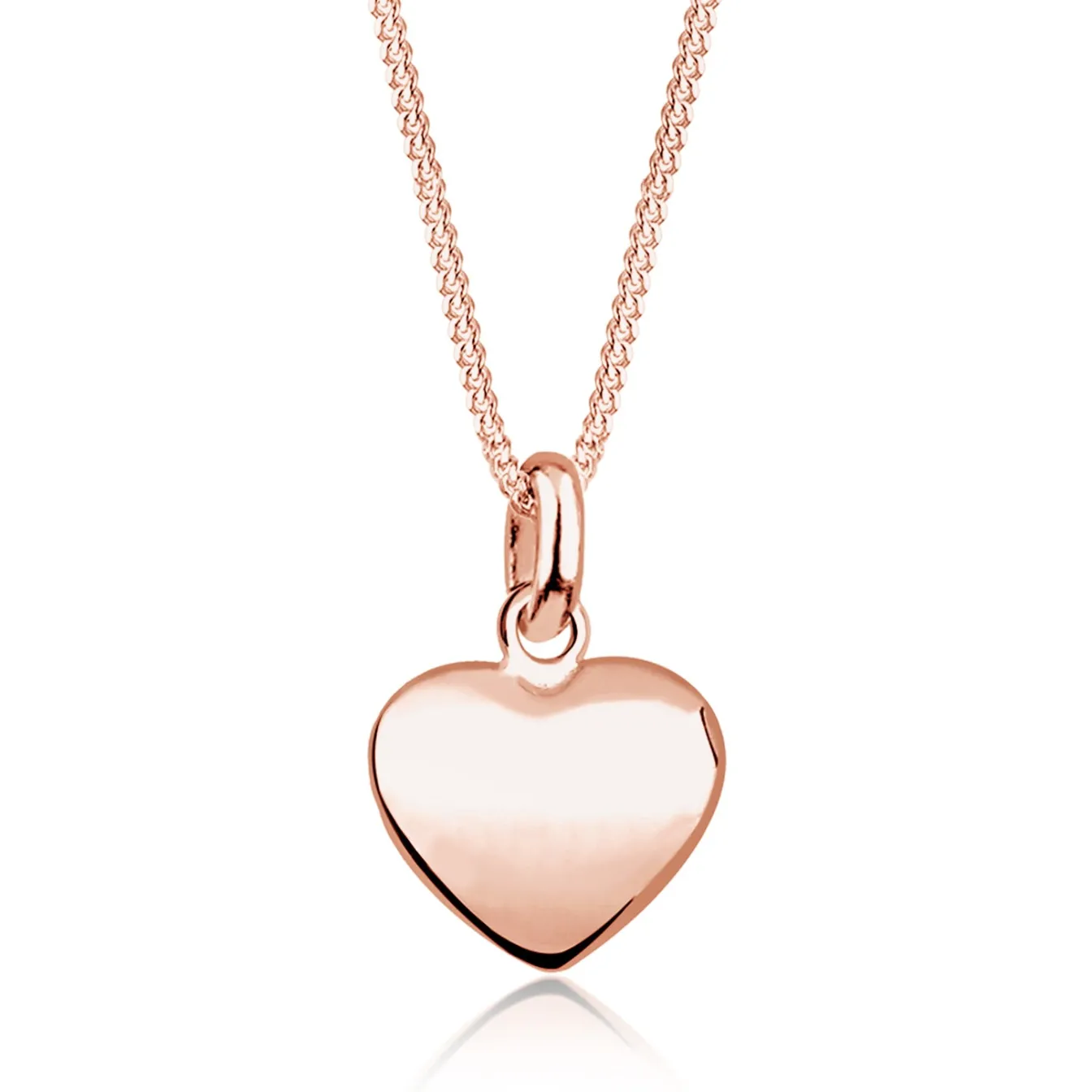 Elli "Halskette Herz Basic< Roségold|Symbol-schmuck