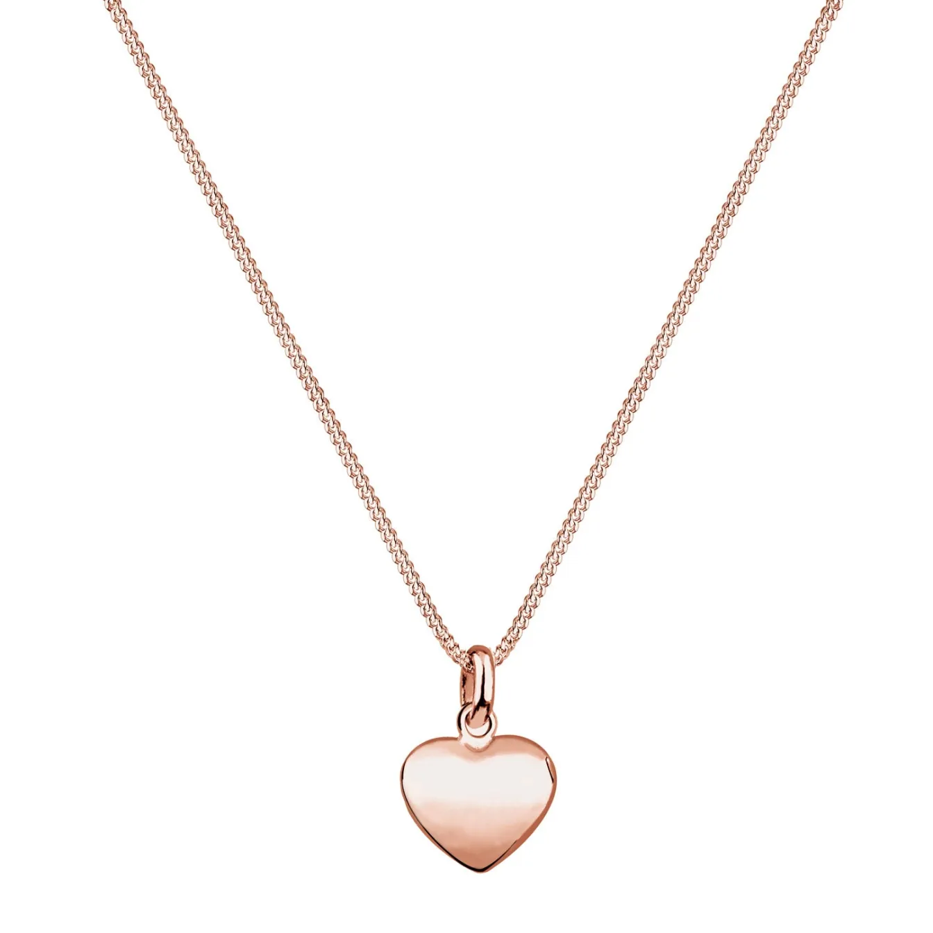 Elli "Halskette Herz Basic< Roségold|Symbol-schmuck