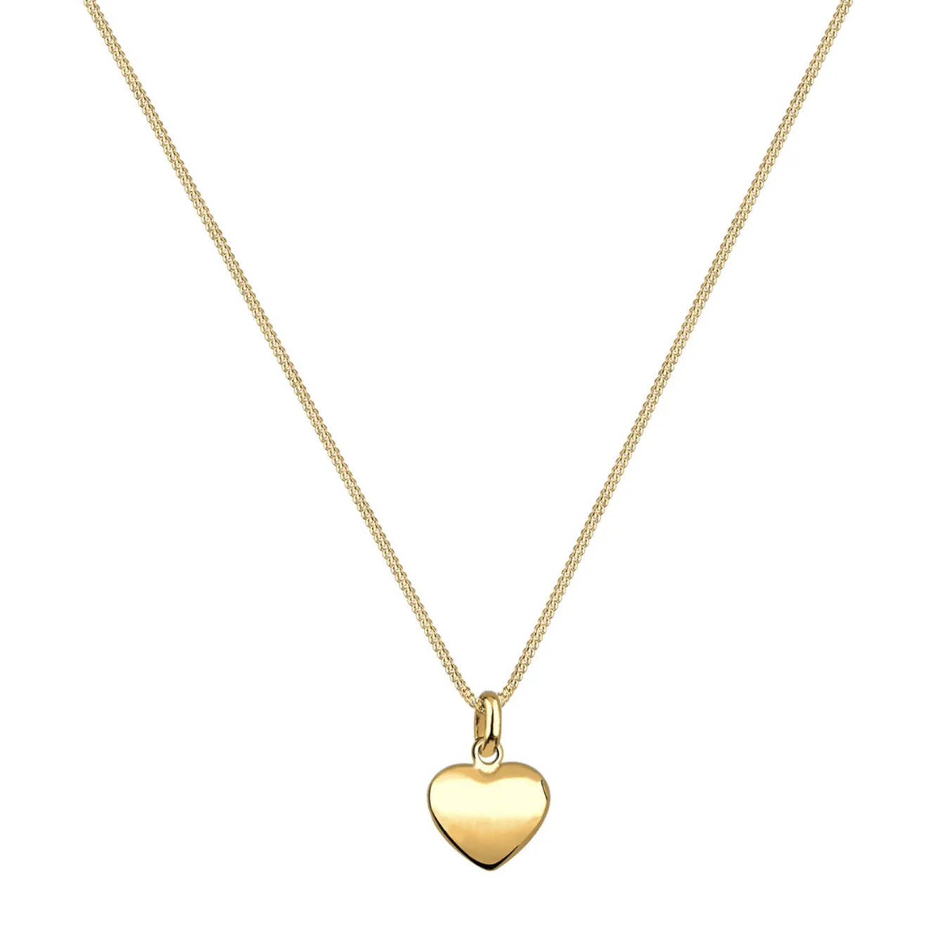 Elli "Halskette Herz Basic< Roségold|Symbol-schmuck