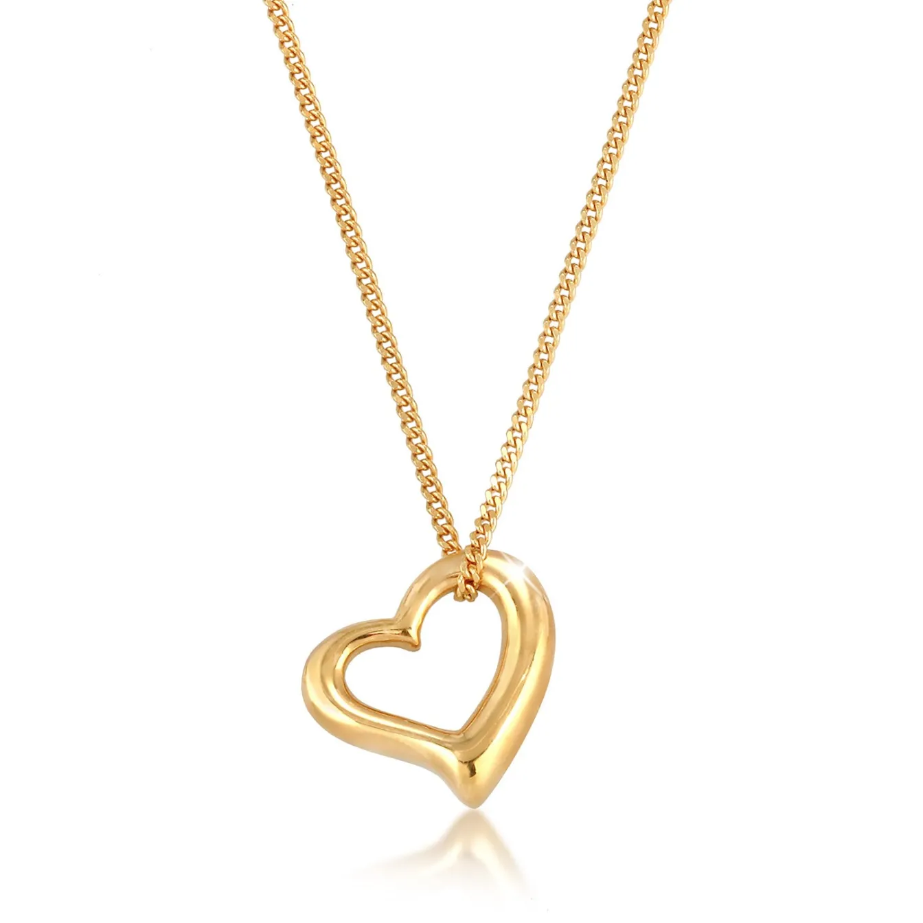 Elli "Halskette Herz Cut Out< Symbol-schmuck|Herz-schmuck