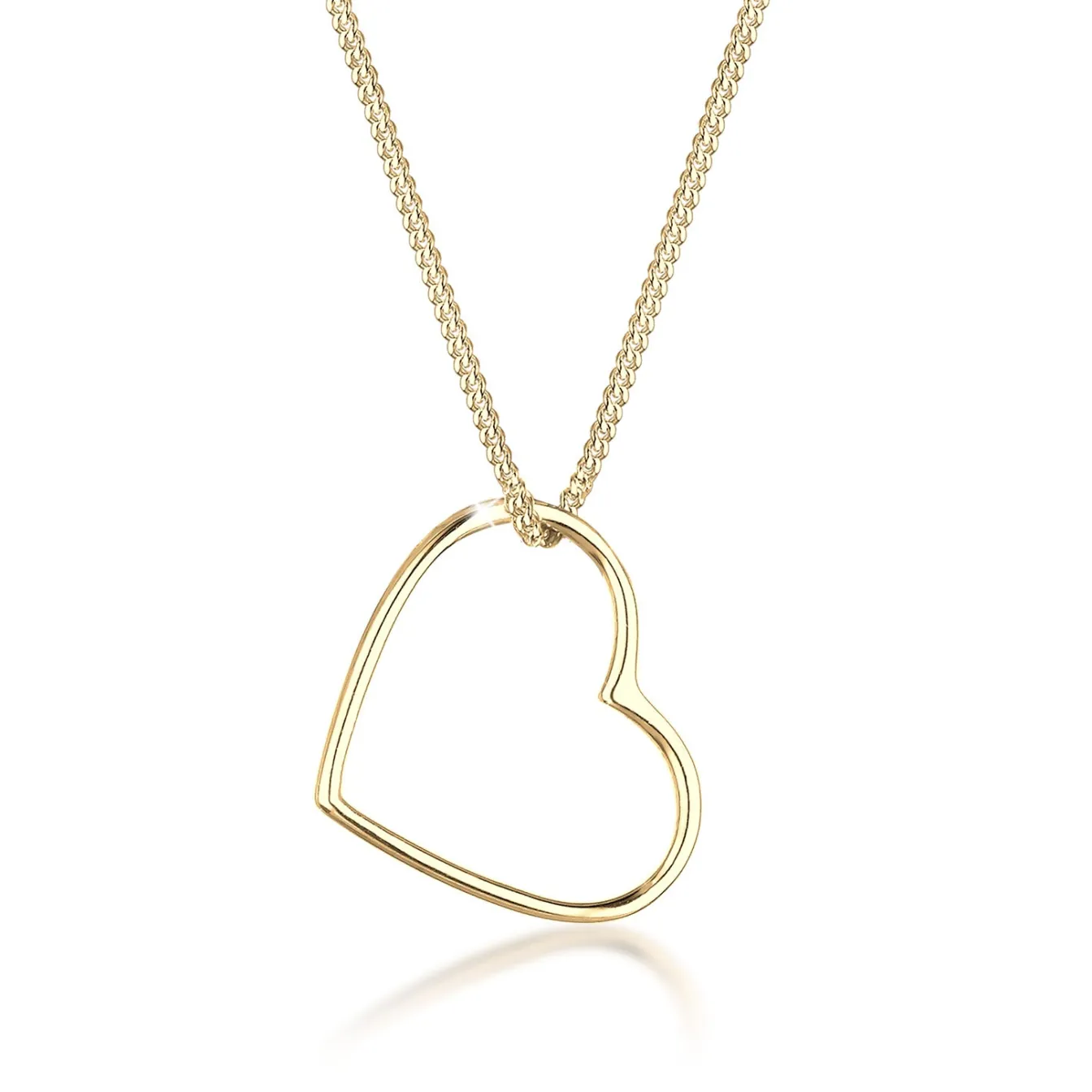 Elli "Halskette Herz Fein< Roségold|Symbol-schmuck