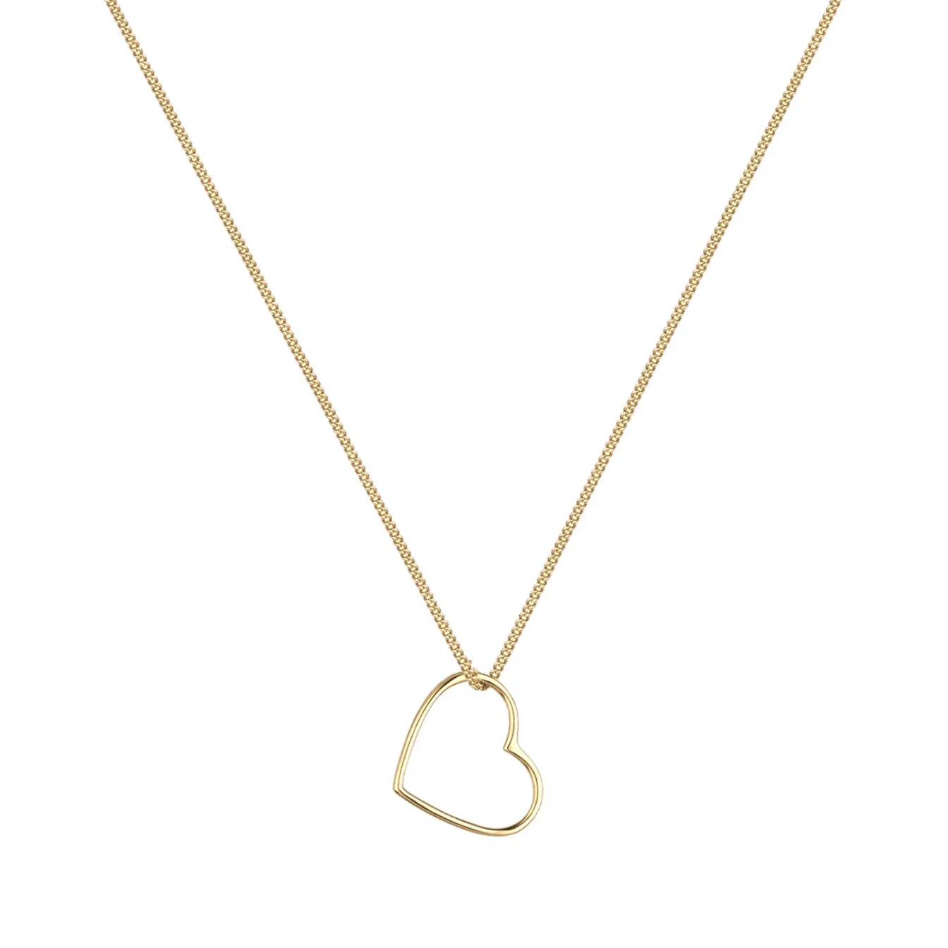Elli "Halskette Herz Fein< Roségold|Symbol-schmuck