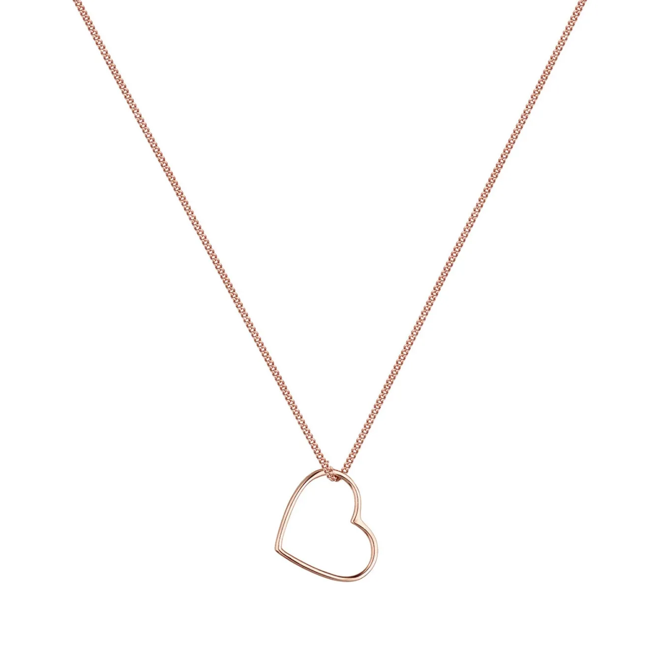 Elli "Halskette Herz Fein< Roségold|Symbol-schmuck