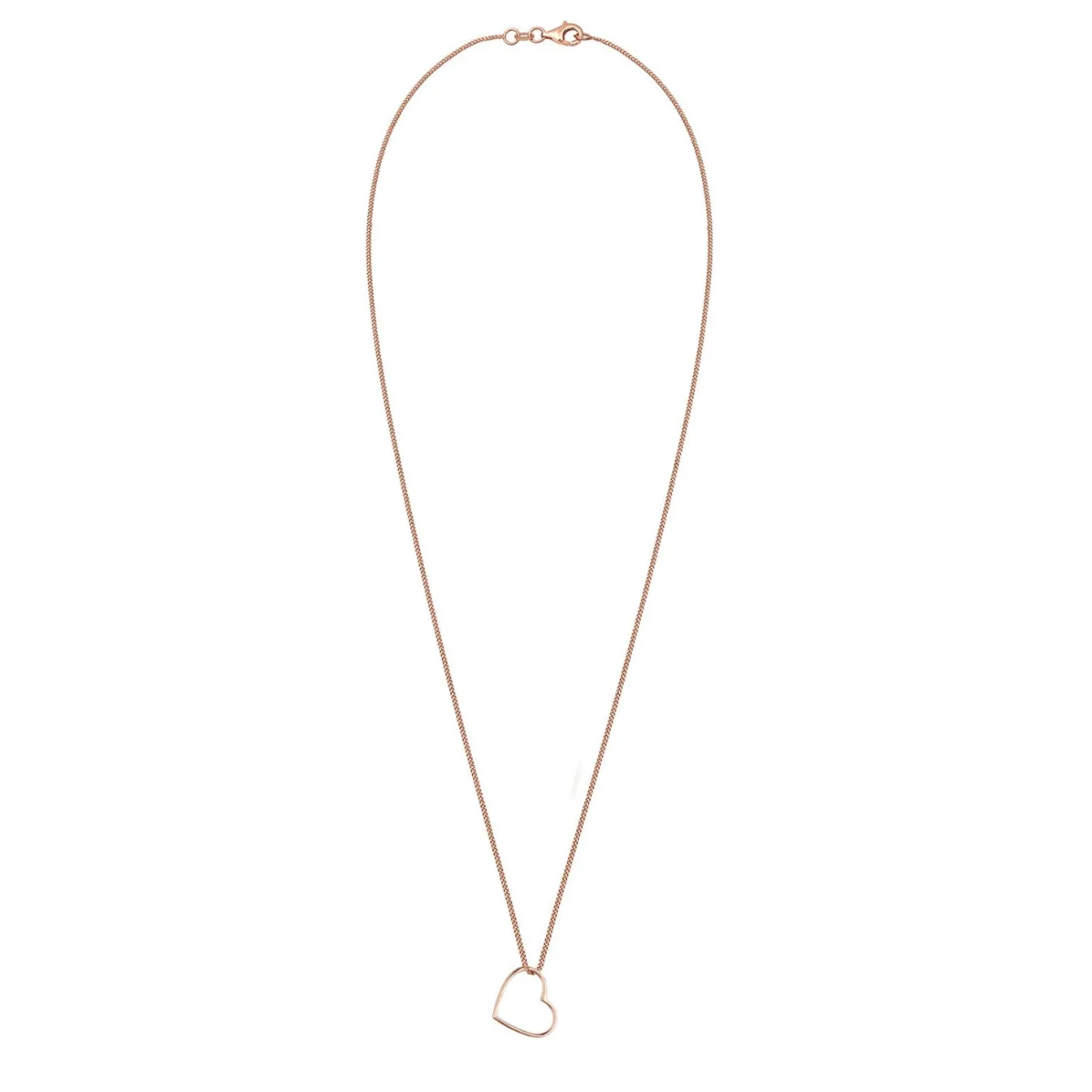 Elli "Halskette Herz Fein< Roségold|Symbol-schmuck