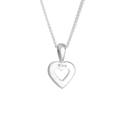 Elli "Halskette Herz Funkelnd | Kristall (Weiß)< Symbol-schmuck|Herz-schmuck