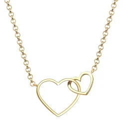 Elli "Halskette Herzen< Roségold|Herz-schmuck