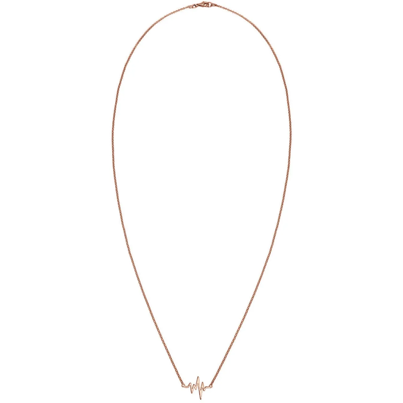 Elli "Halskette Herzschlag< Roségold|Vergoldet